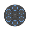 ALLFIGHT black wall boxing target with six blue illuminated punch pads