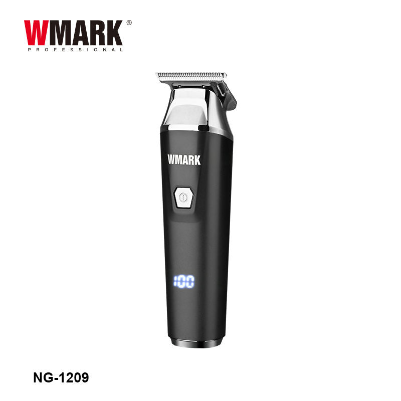 WMARK NG-1209 black cordless trimmer angled view